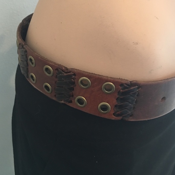 Cute American Eagle Outfitters Brn Leather Belt - Picture 3 of 4